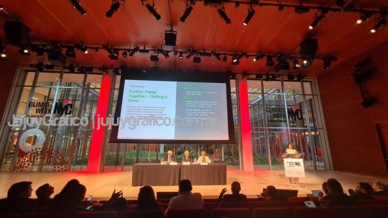 Haquim disertó en la Semana del Clima en Nueva York 3 Haquim diserto en la Semana del Clima en Nueva York 1